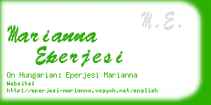 marianna eperjesi business card